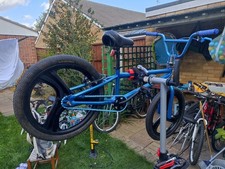 Old School, Restored, Steel Frame, Electric Blue, BMX, 3 Spoke Mag Wheels
