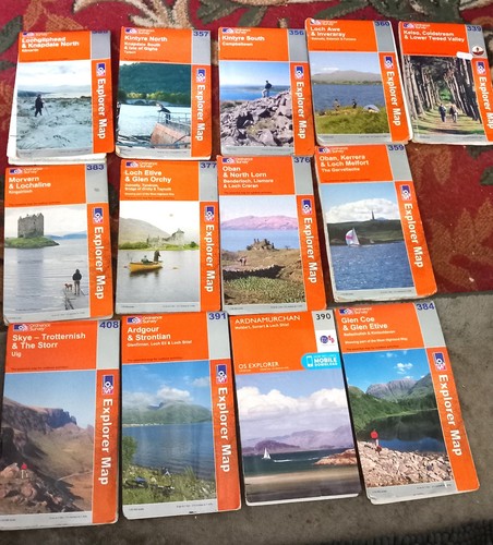 Scottish explorer maps - scottish, os