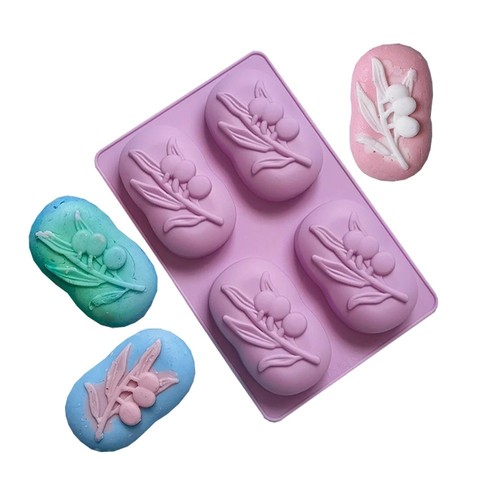 Cavity soap mould olive tree - 4,