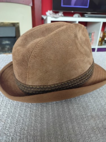 Vintage hush puppies brown hat - hush,