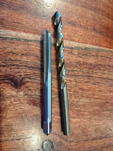 Tap and drill bit set - drill, m6