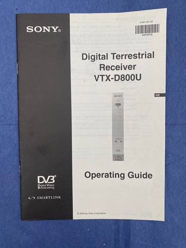 Sony vtx d800u digital - sony,