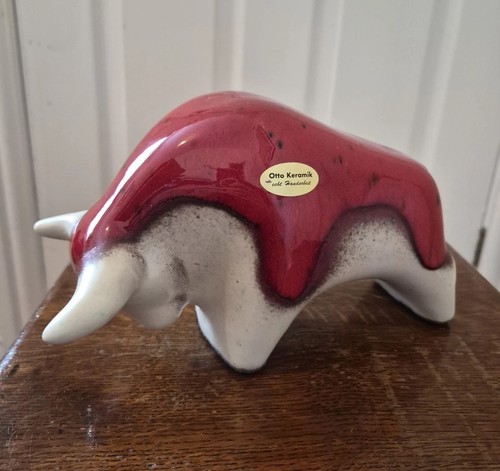 Otto keramik bull red - keramik,