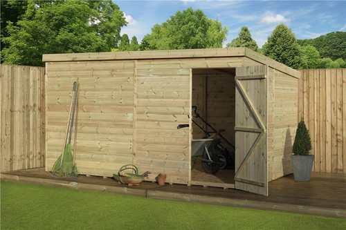 Empire 1000 pent garden shed - garden,