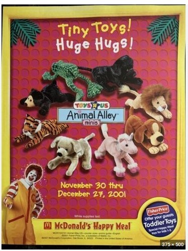 2001 animal alley - alley, plush