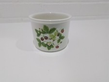 Portmeirion Small Plant Pot, Summer Strawberries Good Condition
