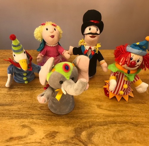 Butlers hand puppet set - set, circus