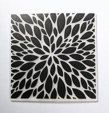 Embossing Folder - 6" x 6" - FLOWER- PETALS - BACKGROUND - Crafting - Template