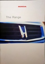 Honda Cars Range Brochure 2000