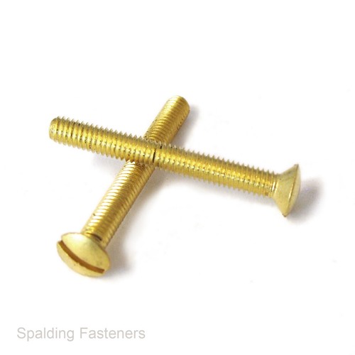Brass raised countersunk - brass,