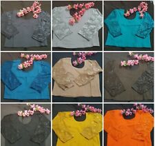 Lycra Stitched Beautiful Blouse Pakistani Designer Indian Party Wear Sari Blouse