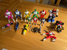 Power Rangers Lost Galaxy  9 figs Bundle Full team 2 Megazords Special weapons