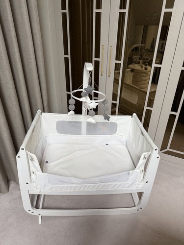 Snuzpod bedside crib white - bedside,