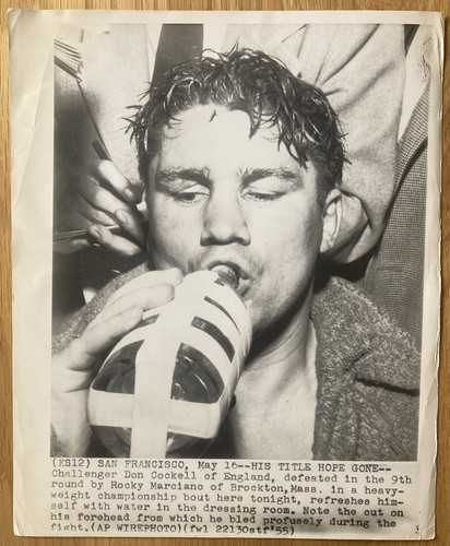Don cockell after defeat - cockell, v