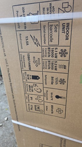 Electriq easy fit 18000 btu - electriq,