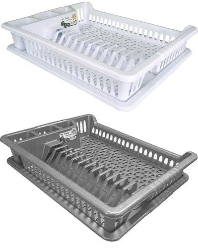 White grey kitchen dish - white,
