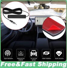 Car Auto Stereo FM Radio Antenna 5M Aerial Glass Window Mount Windscreen