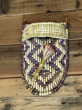 Hopi Doll Size Wicker Cradle