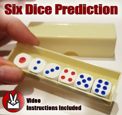 Six dice prediction box - dice,