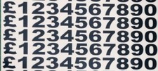 Half inch menu numbers - half,