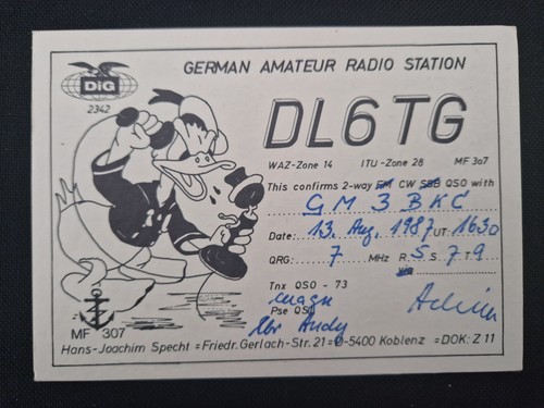 Germany donald duck 1987 - duck,
