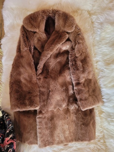 Vintage musquash fur coat - vintage,