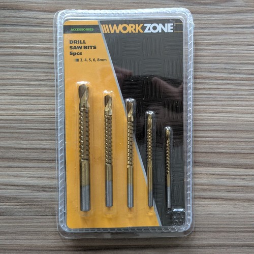 Workzone 5pcs drill saw - 5pcs, bits