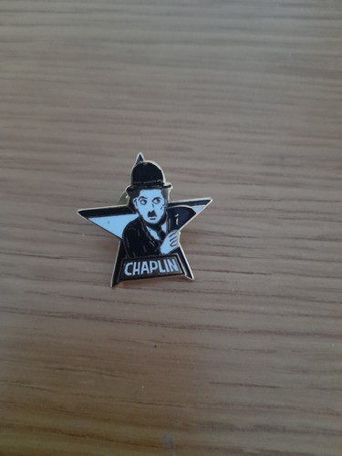 Rare charlie chaplin pin badge - charlie,