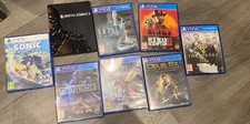 Job Lot PS4 Games x 8 Titles In Pictures. All In Excellent Condition See Photos