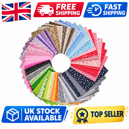 7pcs mixed cotton - 7pcs, fabric