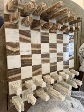 Marble chess set vintage - set,