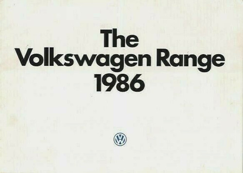 Volkswagen range 1985 uk - volkswagen,