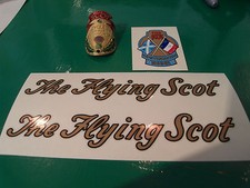 Vintage FLYING SCOT decals AND