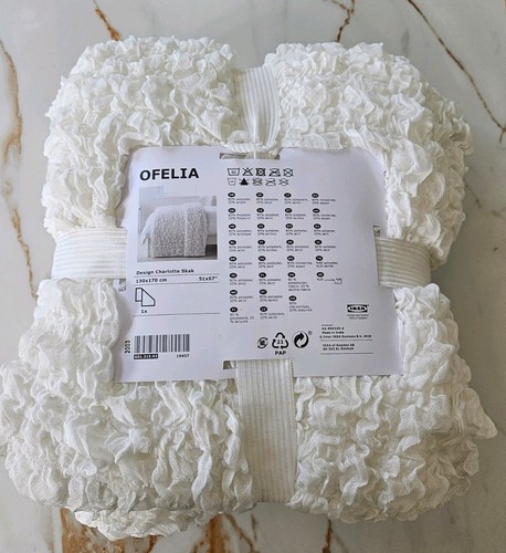Ikea ofelia white throw - ikea,