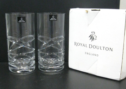 Royal doulton crystal - 2x,