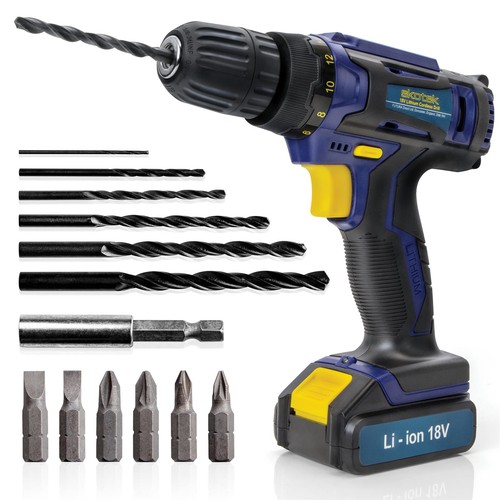 Cordless drill 18v electric - cordless,