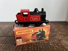 Vintage Matchbox 75 43 Steam Train Locomotive Toy Excellent Condition In Box