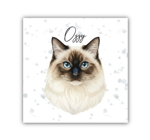 Birman cat personalised fridge - birman,