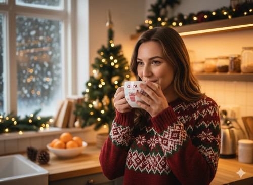 Costa coffee christmas mug - costa,