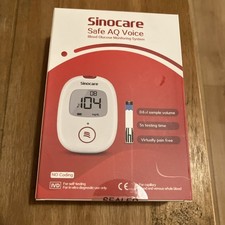 Sinocare Safe AQ Voice Blood Glucose Monitoring System