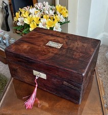 Victorian Walnut Box with 2
