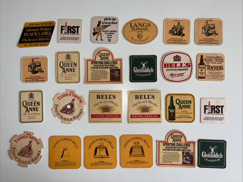 Beermats x24 various vintage - x24,