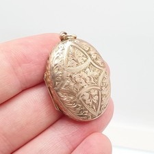 Antique 9ct Gold Locket Oval