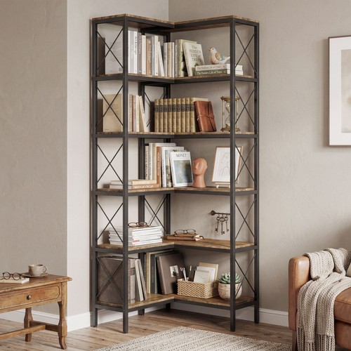 Homcom shaped bookshelf - homcom,