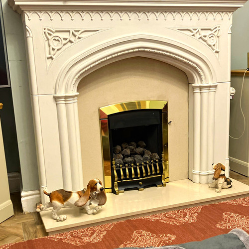 White traditional stone - traditional,