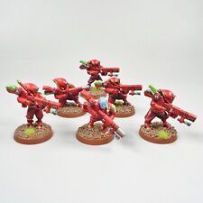 Warhammer 40k Army Tau Empire Troops x6 Painted and Based