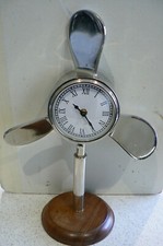 PROPELLER DESK / MANTEL CLOCK
