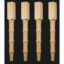 4 FAUX BAMBOO turned Legs