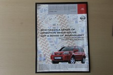 Original NISSAN X-TRIAL magazine advert frame-ready wall-art flat-pack