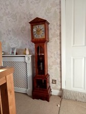 Granddaughter Clock 1970s Weight Driven Solid Mahoghany